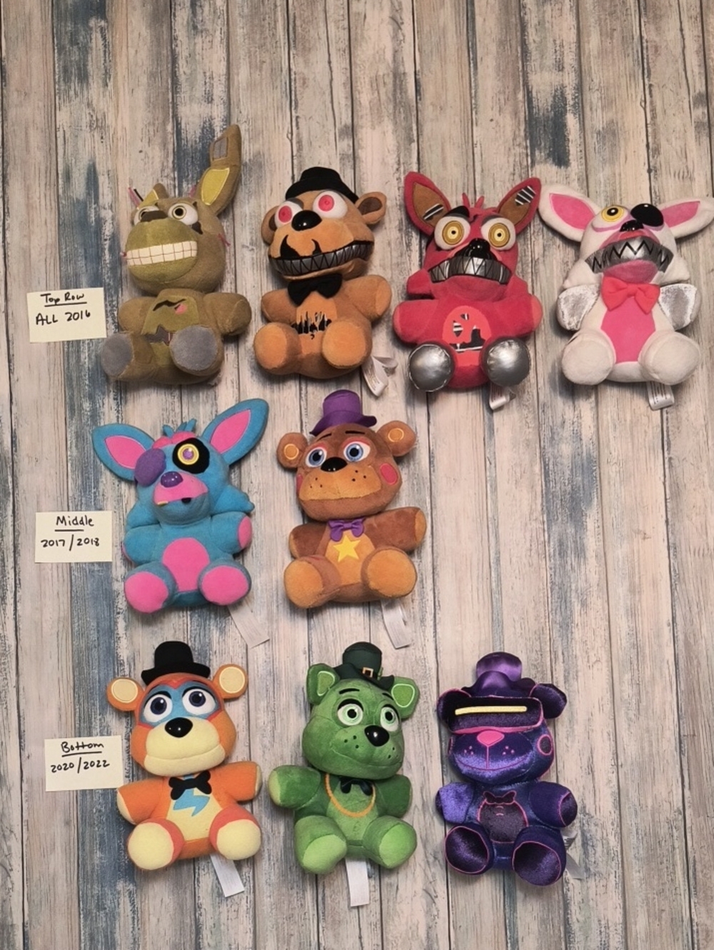 Funko FNAF plush Lot Of 9